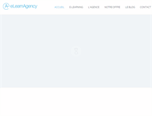 Tablet Screenshot of elearnagency.com